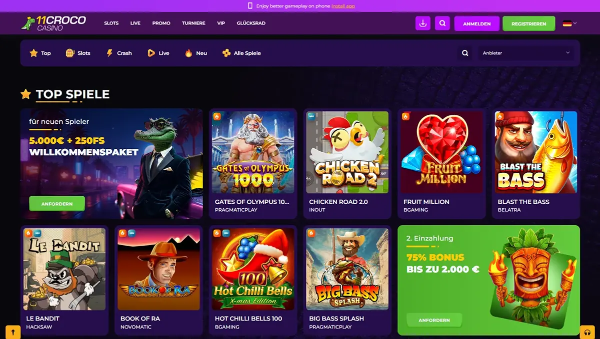 11Croco Casino Deutschland
